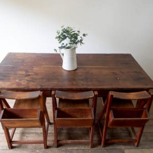 Large French oak table