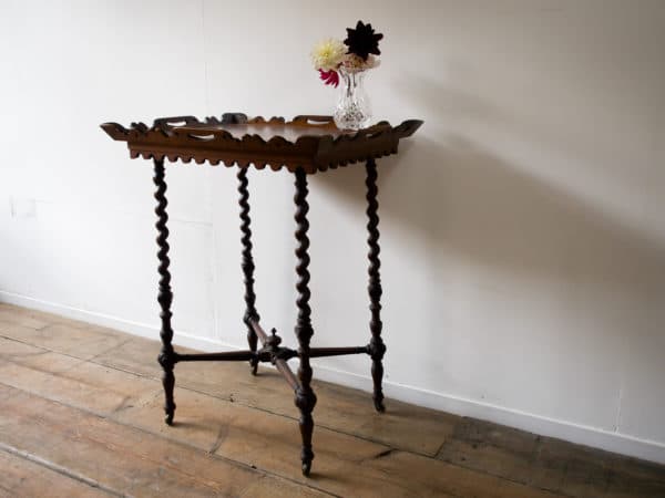 Antique tray table