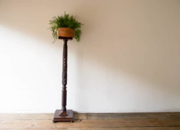Torchere plant stand