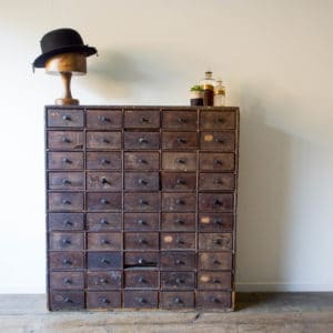 Bank of drawers The Vintage Rooms
