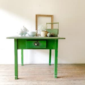 green table