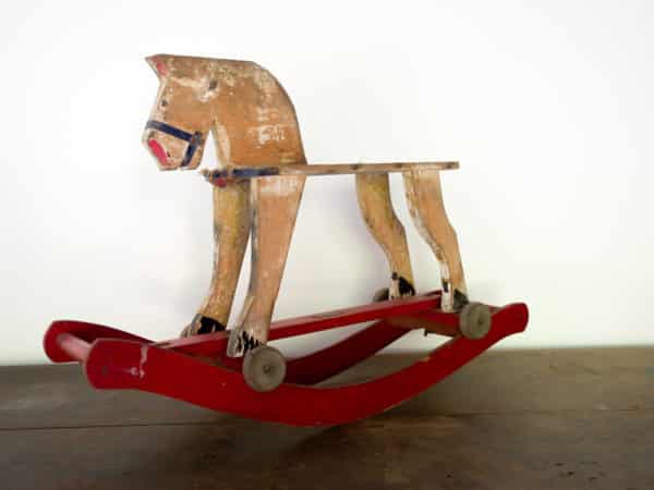 Small vintage rocking horse