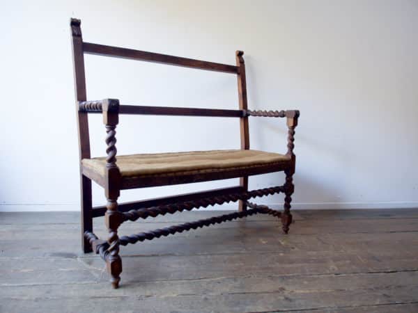 French oak bench seat