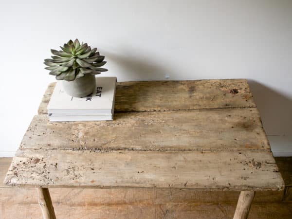 rustic console/coffee table