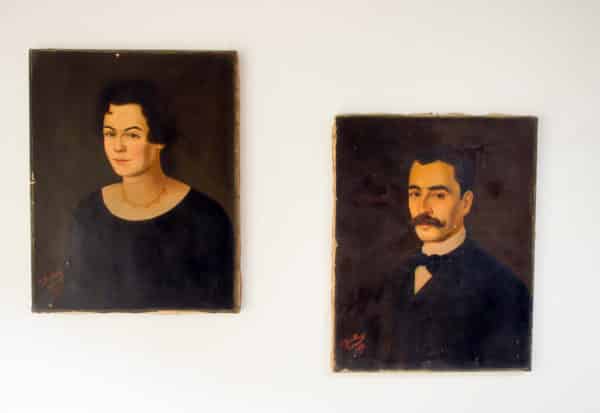 A pair of C19th Portraits