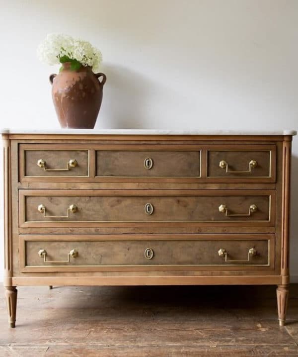 Chest with marble top