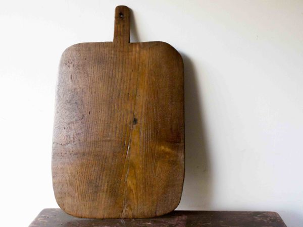 rustic chopping board