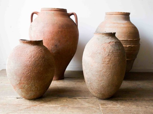 rustic pots