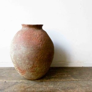 rustic oval pot