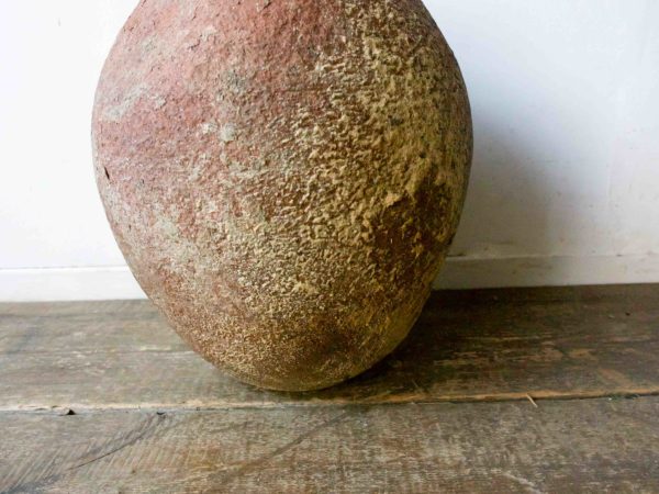 oval rustic pot