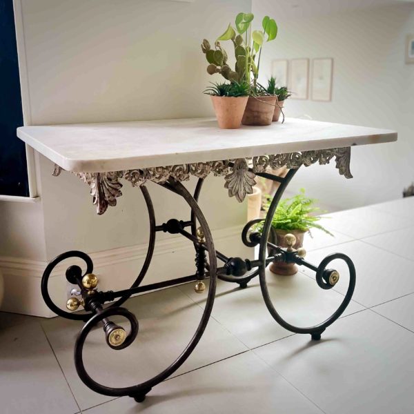 Patisserie Table, 1800s, Wrought Iron - Image 6