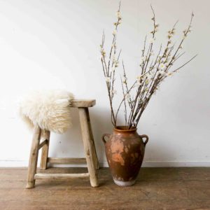 rustic stool