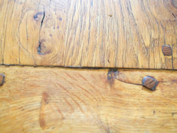 French oak trestle table - Image 5