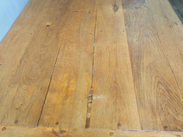 french oak trestle table