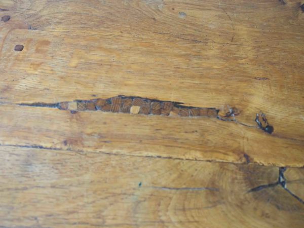 French oak trestle table - Image 8