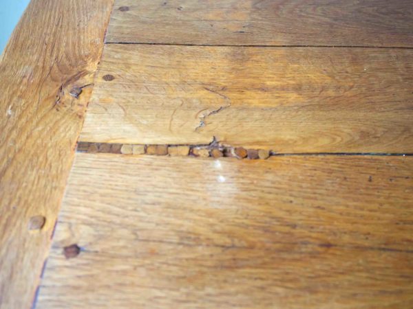 French oak trestle table - Image 9
