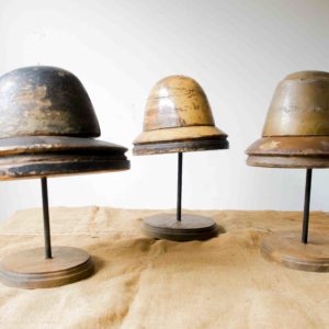 Hat blocks on stands