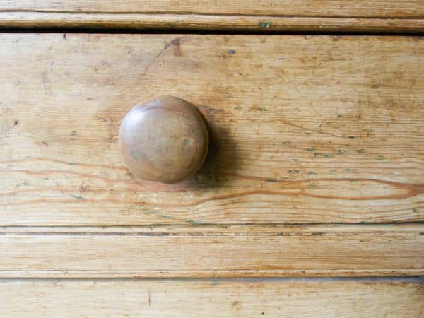Antique pine dresser base - Image 7