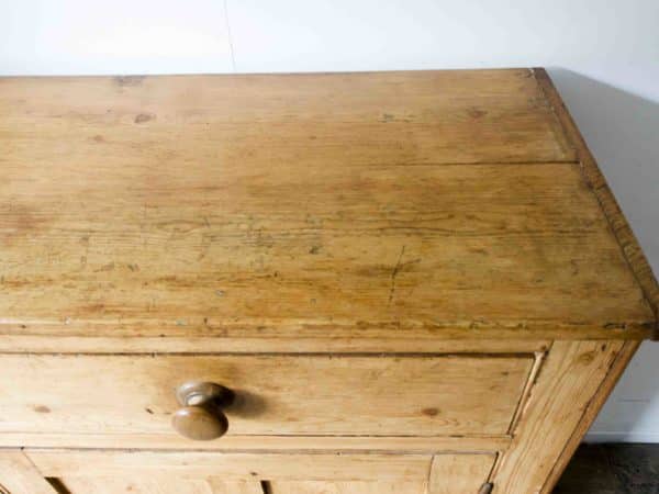 Antique pine dresser base - Image 3