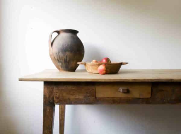 Farmhouse fruitwood table
