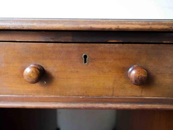 Victorian pedestal desk - Image 9