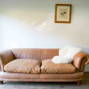 vintage leather sofa