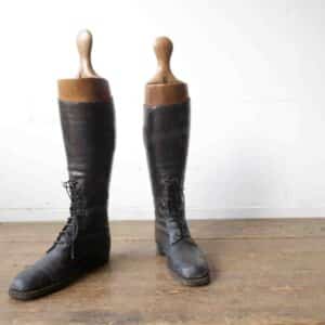 Leather boots