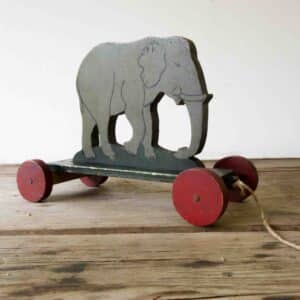 wooden elephant