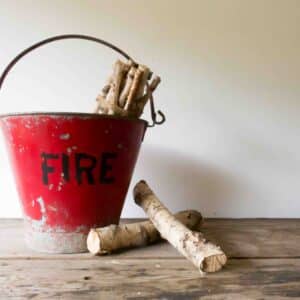 Vintage fire bucket