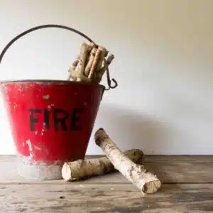Vintage fire bucket