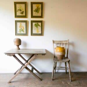 Antique French folding table