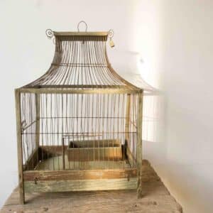 Antique French bird cage